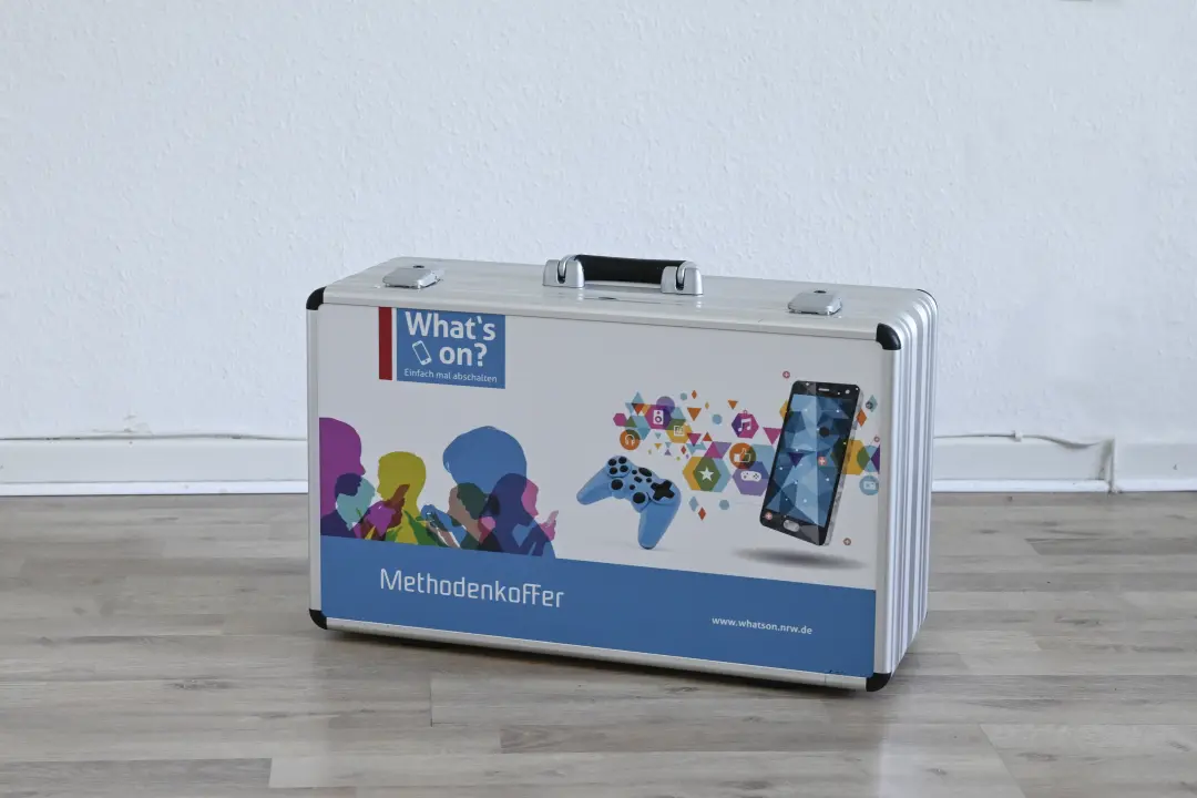 Der Medienkoffer geschlossen