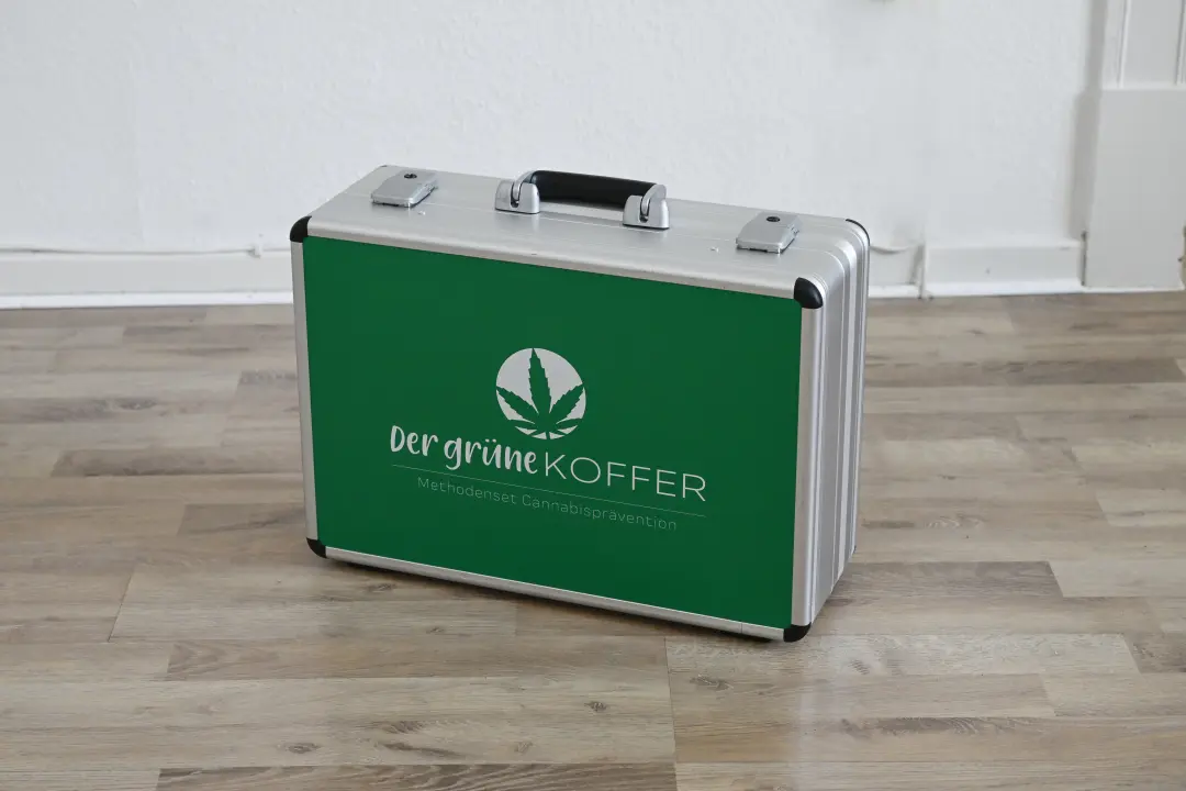 Der grüne Koffer geschlossen